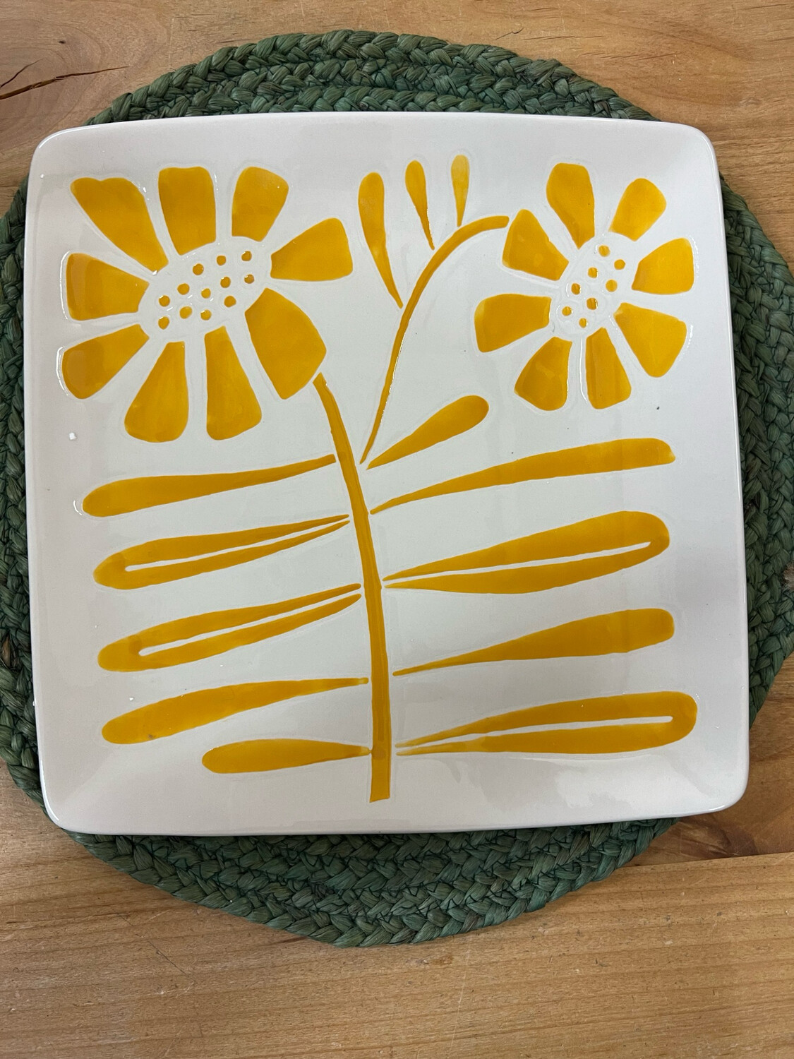 Handpainted Stoneware Platter