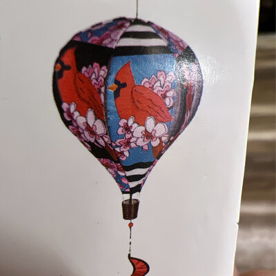 Spring Cardinal Balloon Spinner