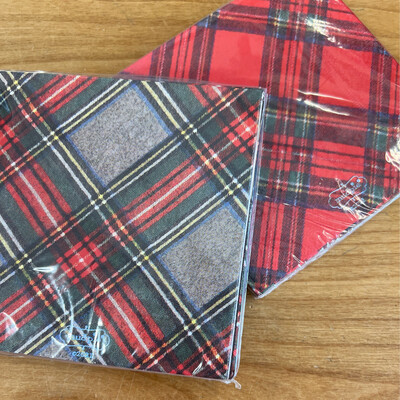 Tartan Plaid Napkins Tartan Plaid Napkins