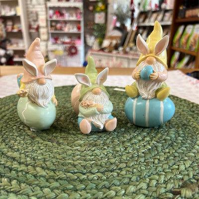 Easter Gnomes on Eggs Easter Gnomes on Eggs