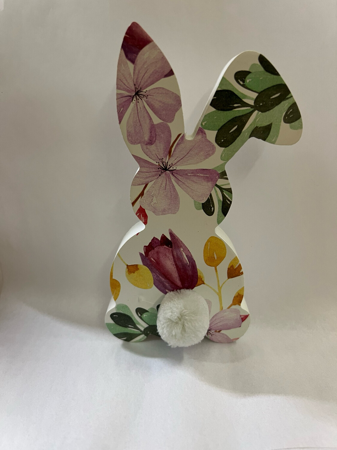 Floral Bunny Cutout