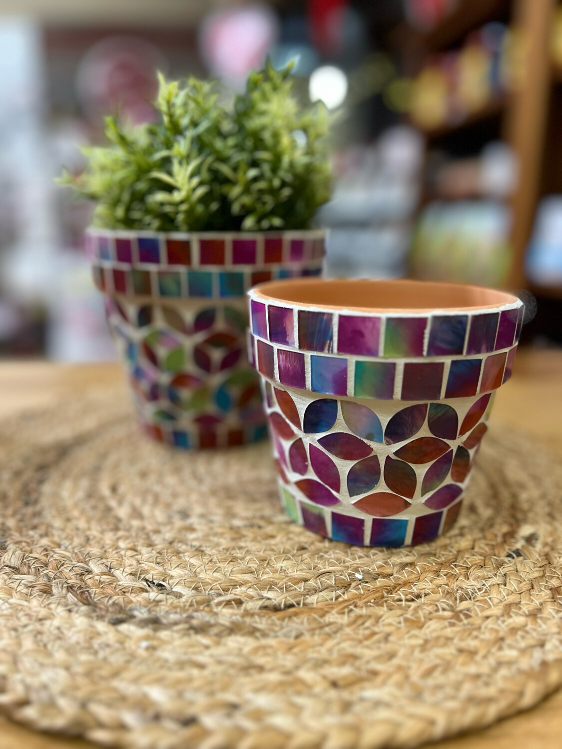 Mosaic Flower Planters Mosaic Flower Planters