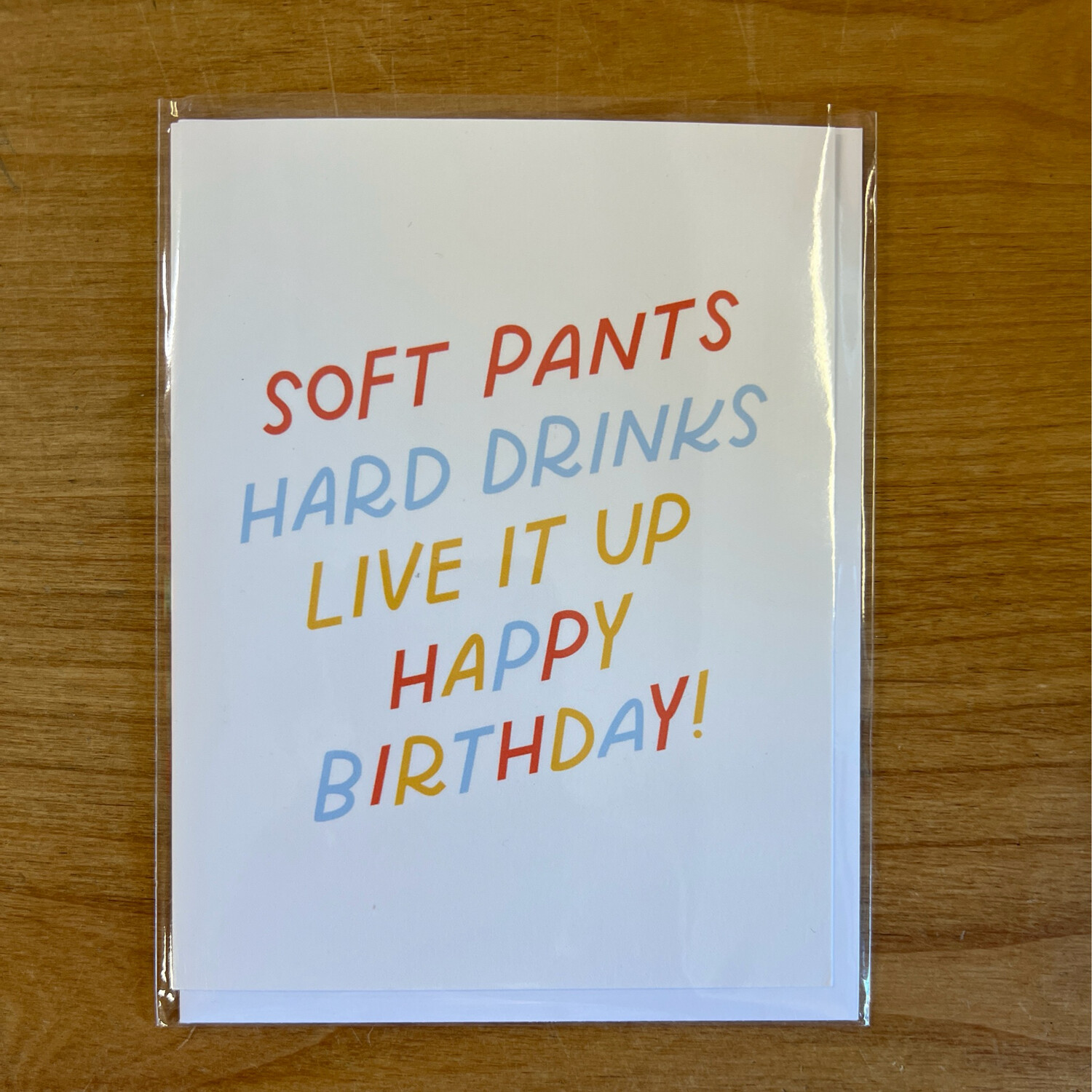 Soft Pants, Hard Drinks Card