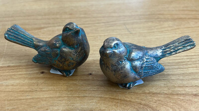 4" Verdigris Bronze Birds 4" Verdigris Bronze Birds