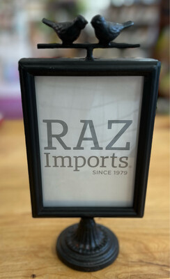 10.5" Bird Perch Picture Frame 10.5" Bird Perch Picture Frame