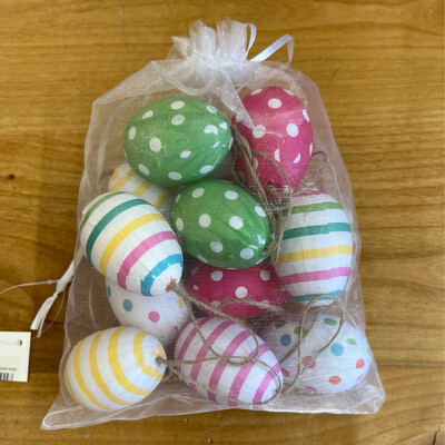 Dots &amp; Striped Set/12 Eggs