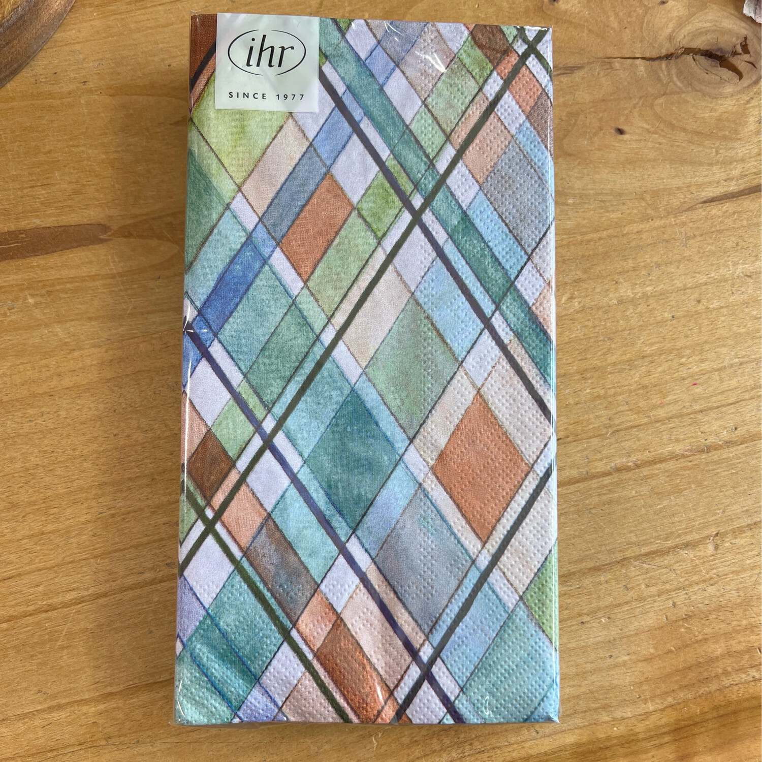 Madras Plaid Guest Towels