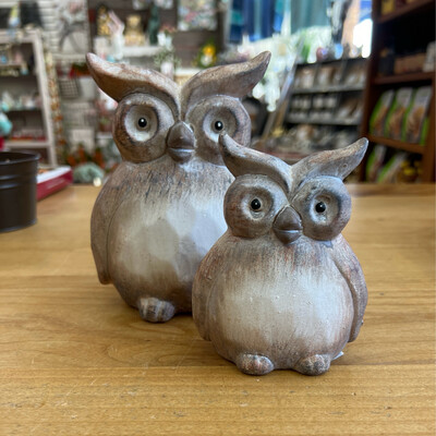 Stoneware Owls