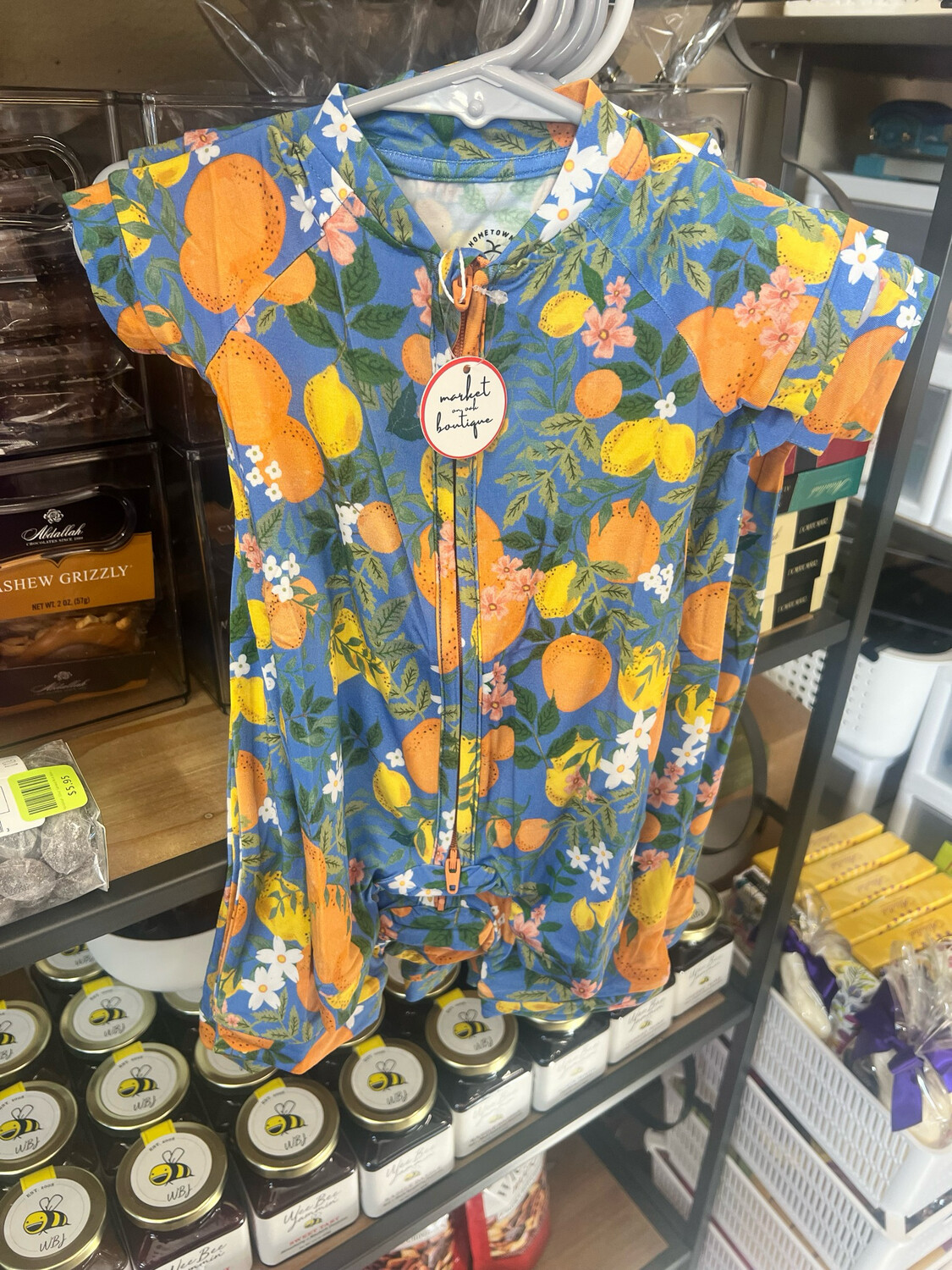 Citrus Grove Shortie Romper