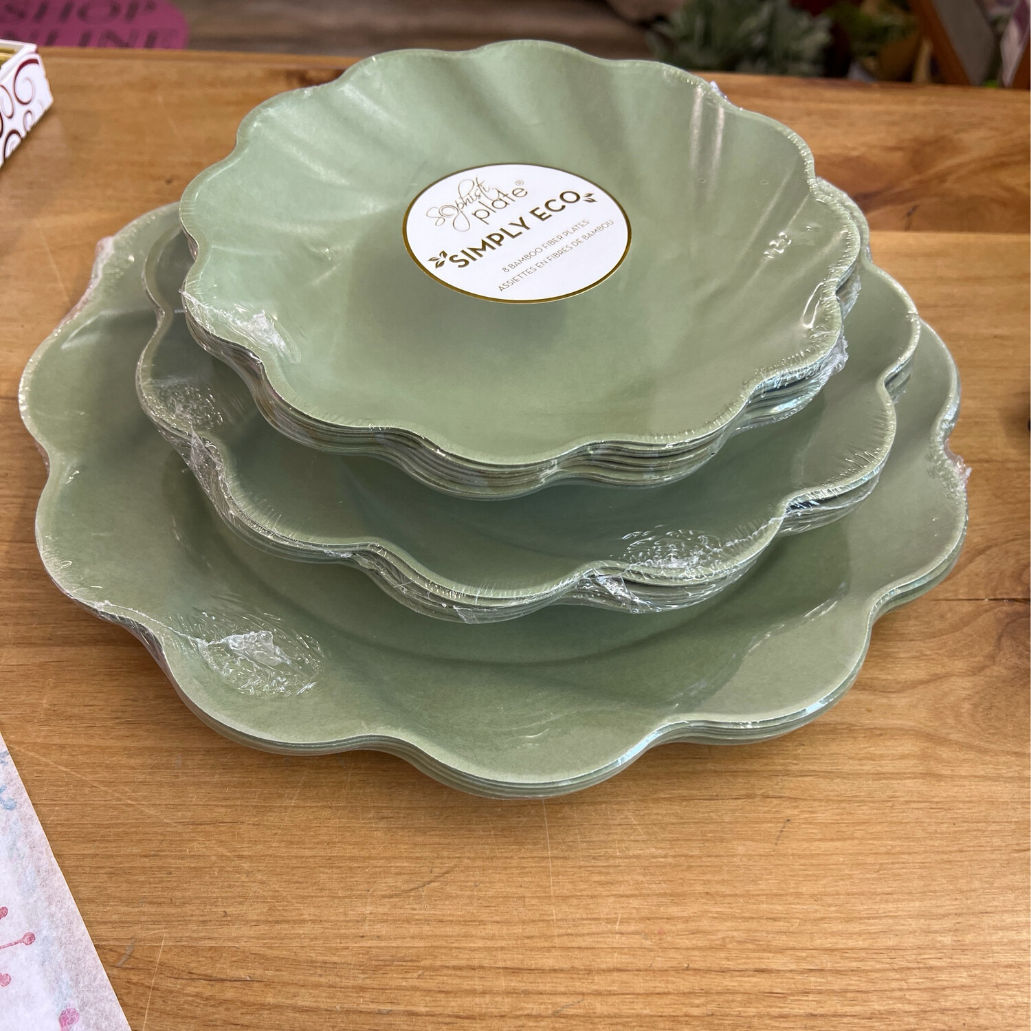 Sophistiplate Sculpted Sage Plates Sophistiplate Sculpted Sage Plates