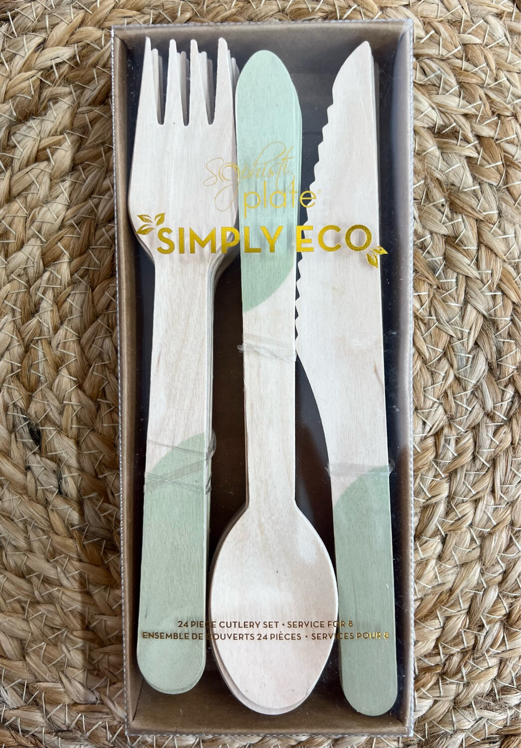 Sophistiplate Sage Wood Utensils