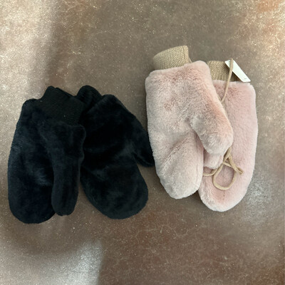 Fuzzy Lined Mittens -SM