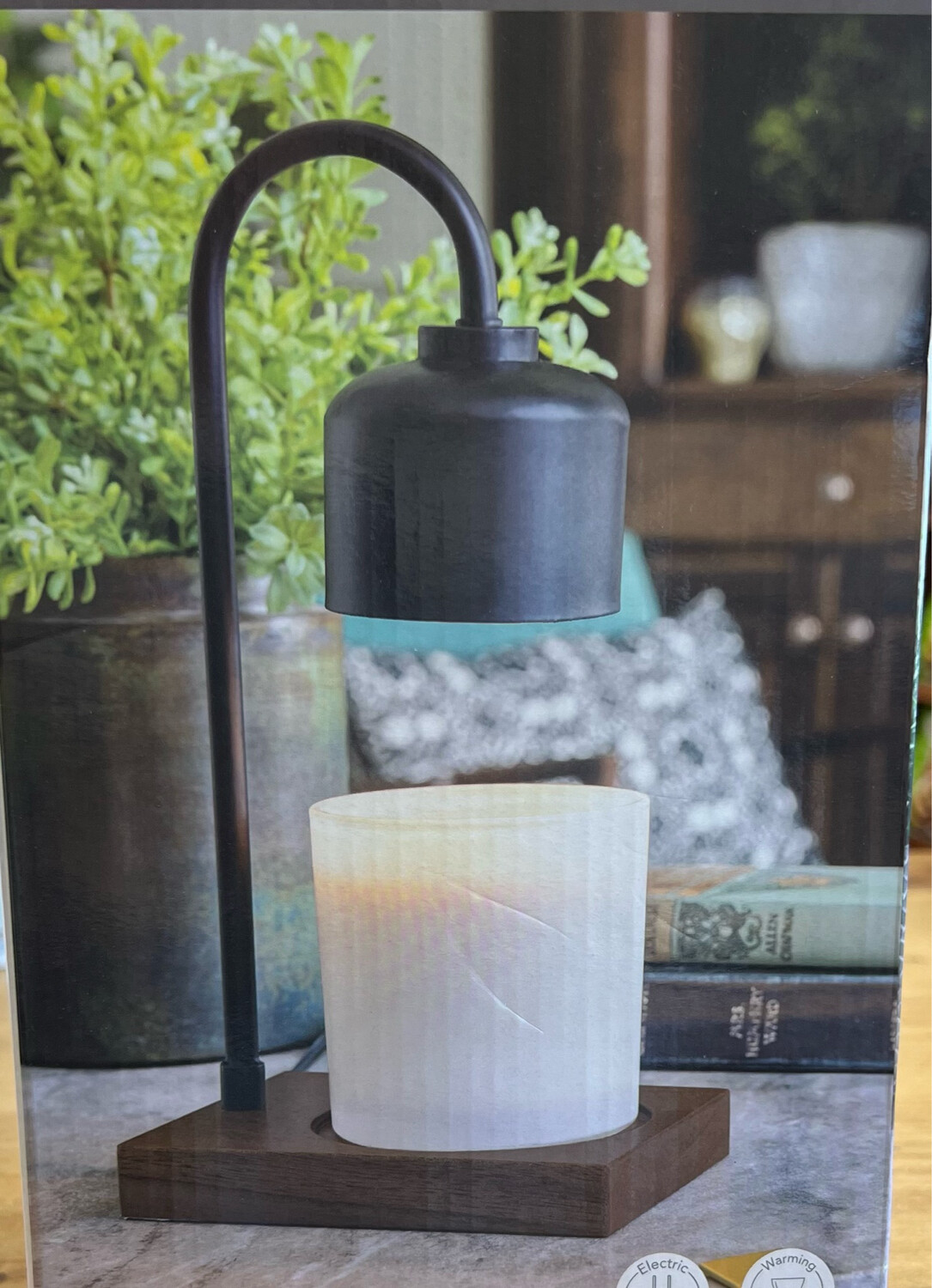 Black &amp; Wood Arched Warmer