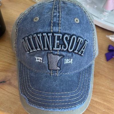 Minnesota Puff Embroidered Hat