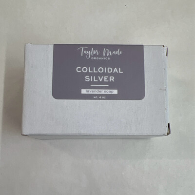 Organic Colloidal Silver Soap - Lavender