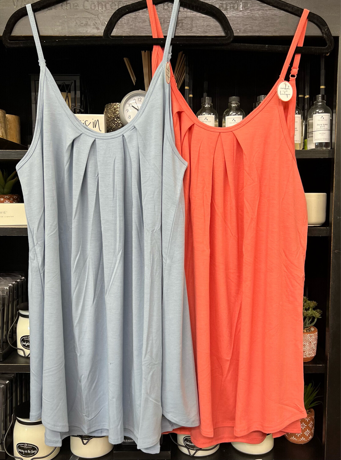 Plus Pleated Cami Top
