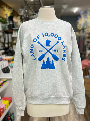 Minnesota Lakes Puff Sweatshirt