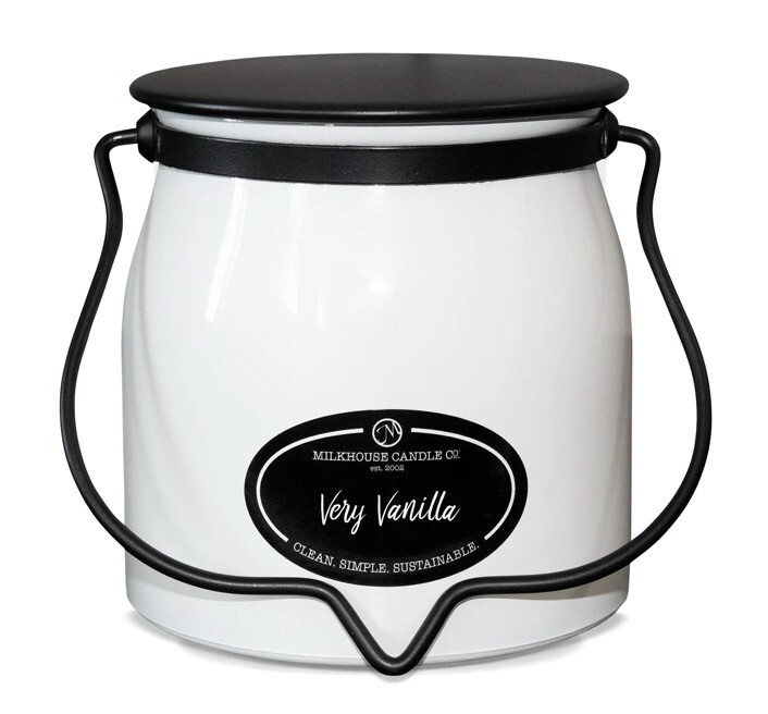 Milkhouse 16oz Very Vanilla Butter Jar Candle