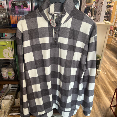 Brody Plaid Button Up Pullover