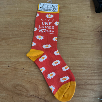 One Loved Mom Socks