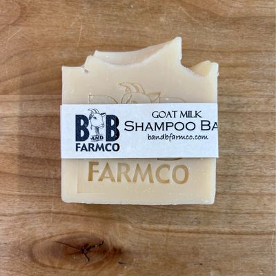 B & B Farm Co Goats Milk Shampoo Bar