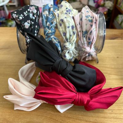Knotted Ribbon Bow Headband