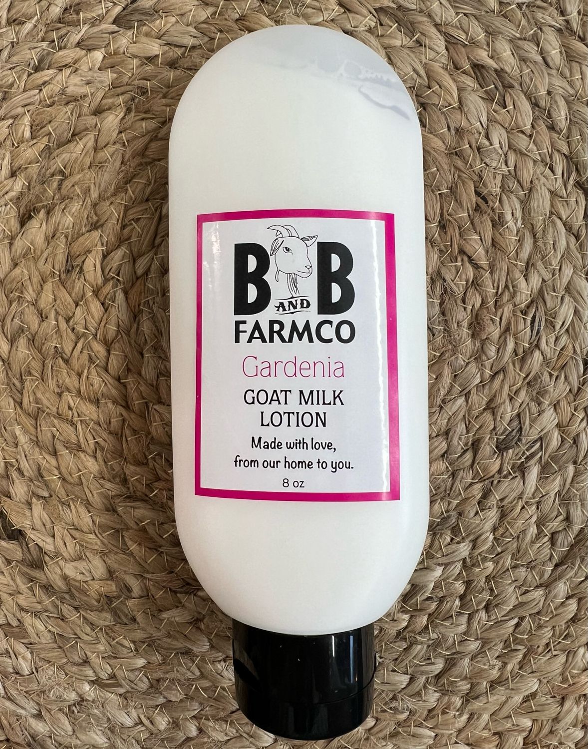 B &amp; B Farm Co 8oz Gardenia Goats Milk Lotion