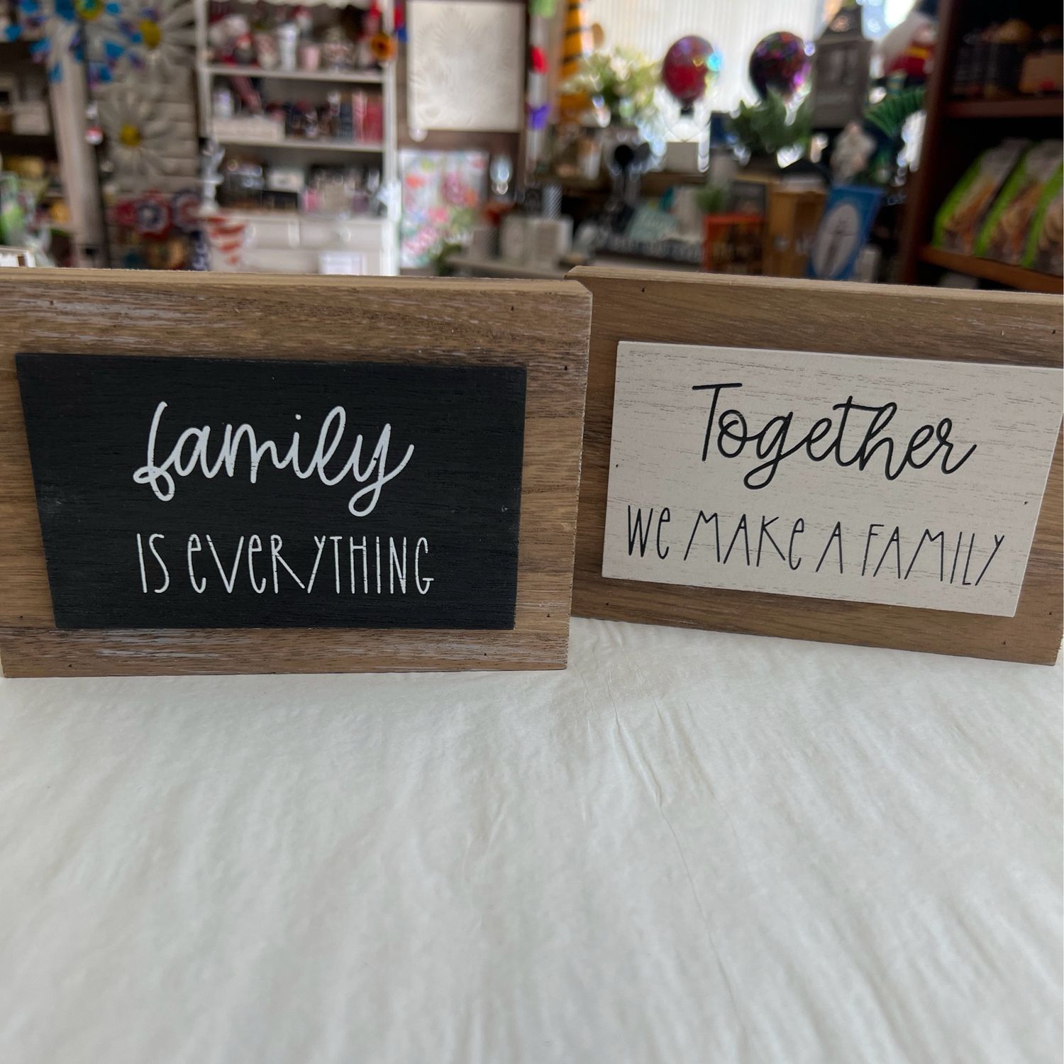 Family Block Sign - Reversible