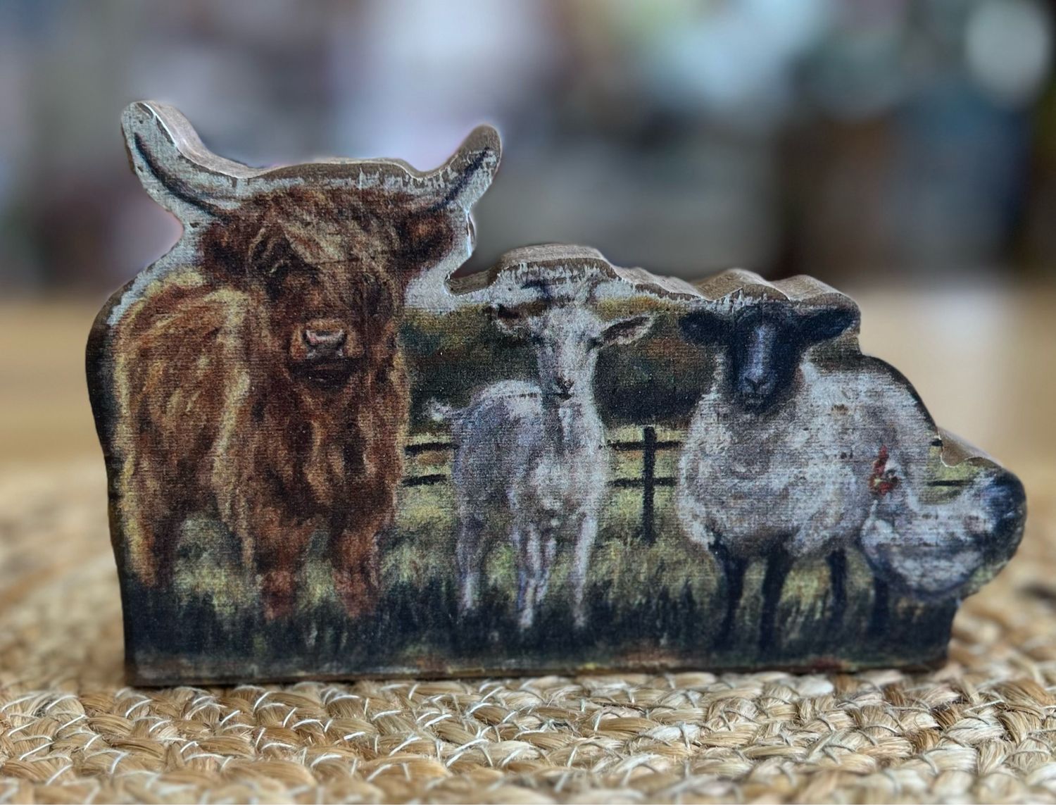 Fall Farm Family Block Sign