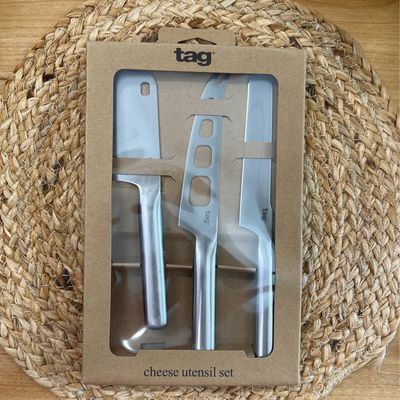 Set of 3 Stainless Cheese Utensils
