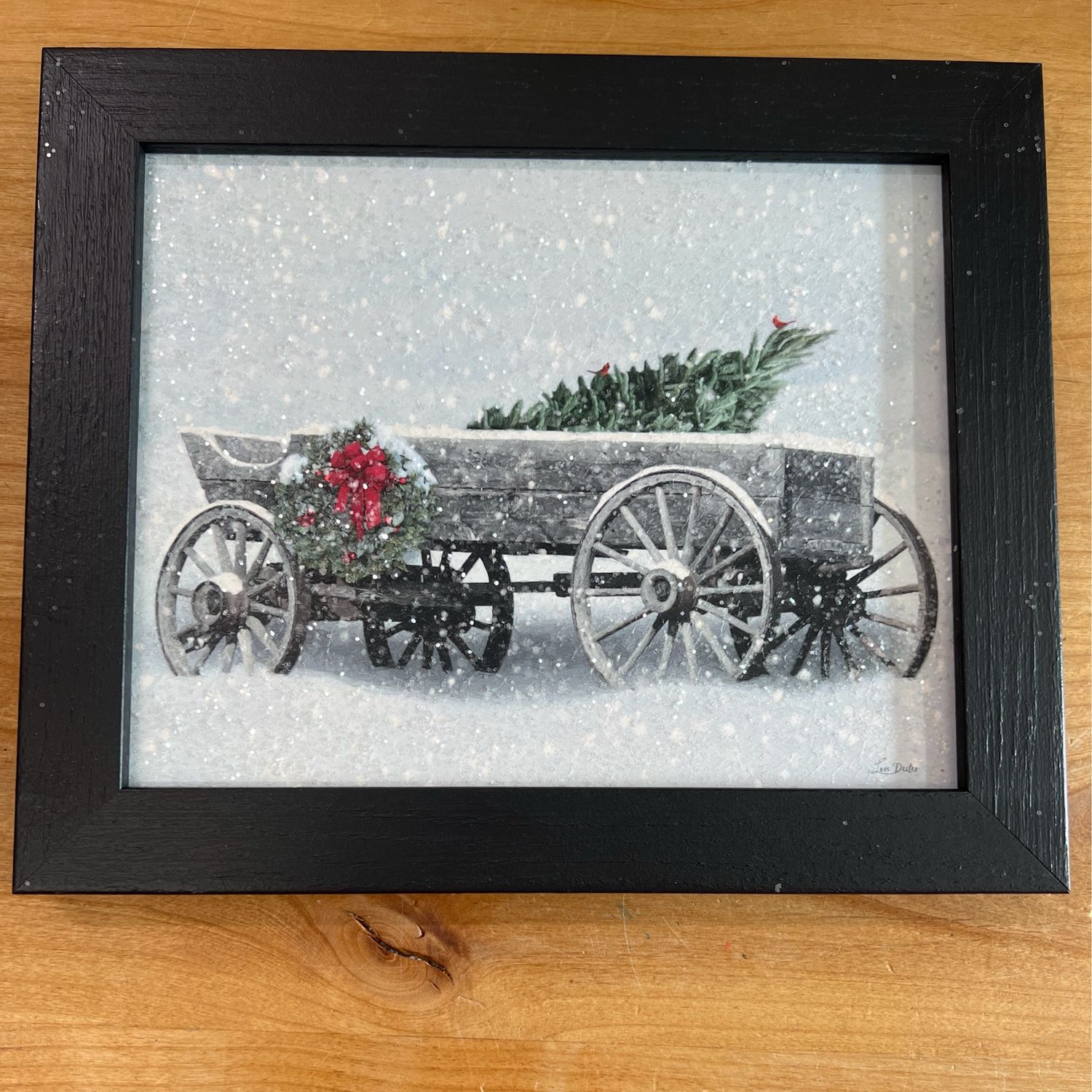 Snowy Christmas Framed Print