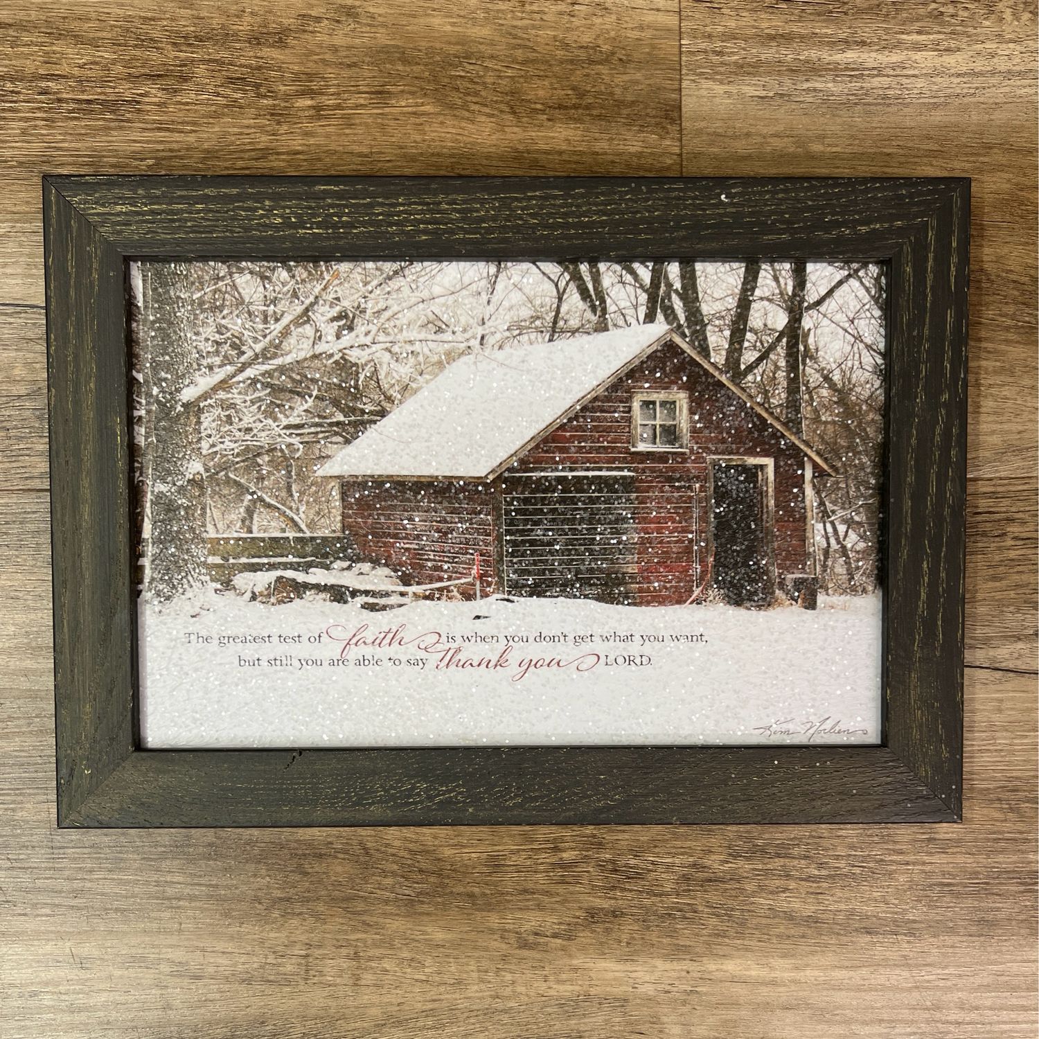 Greatest Test Framed Print