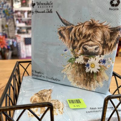 Highland Cow Luncheon Napkins