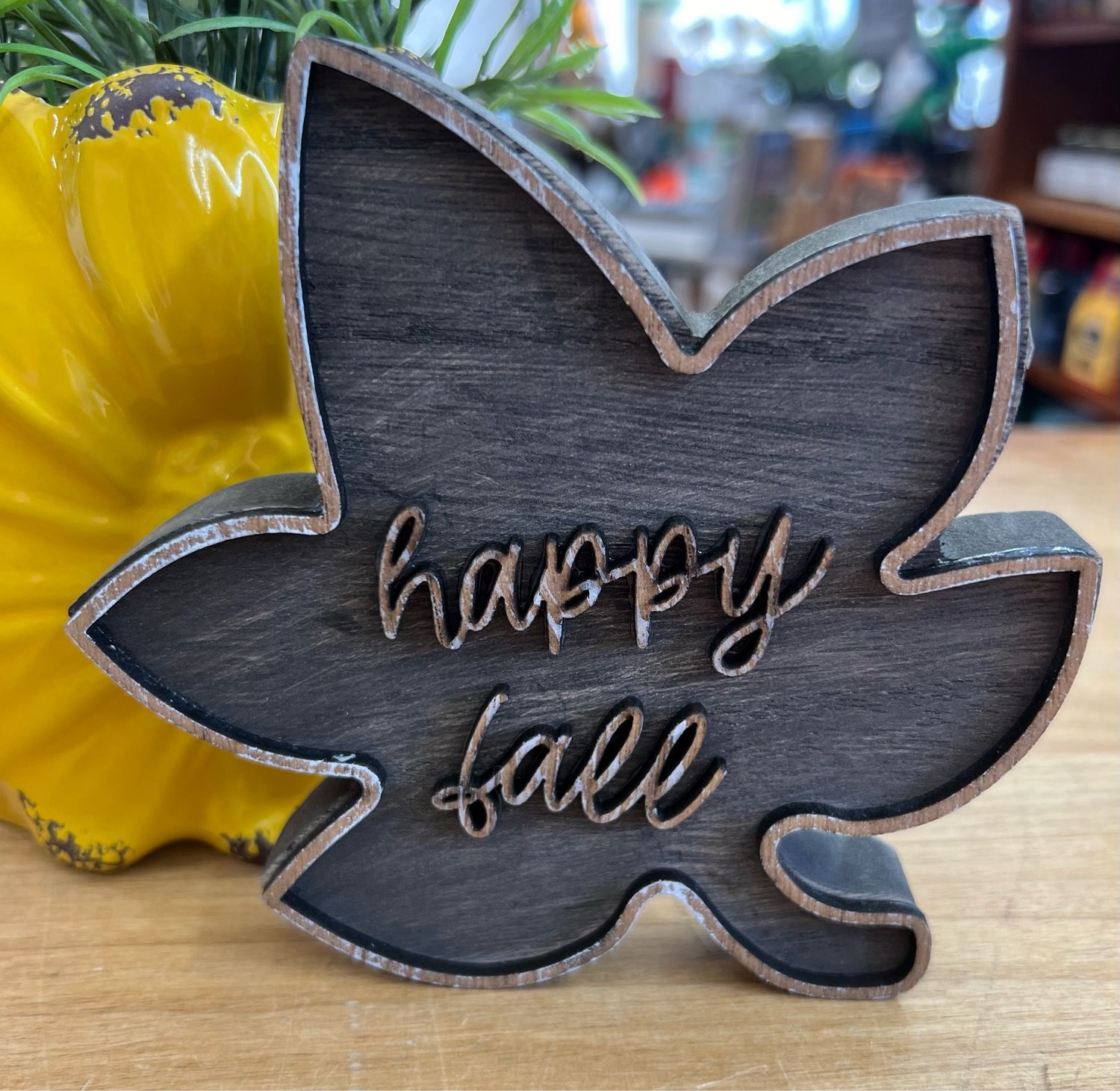 Happy Fall Laser Leaf Happy Fall Laser Leaf