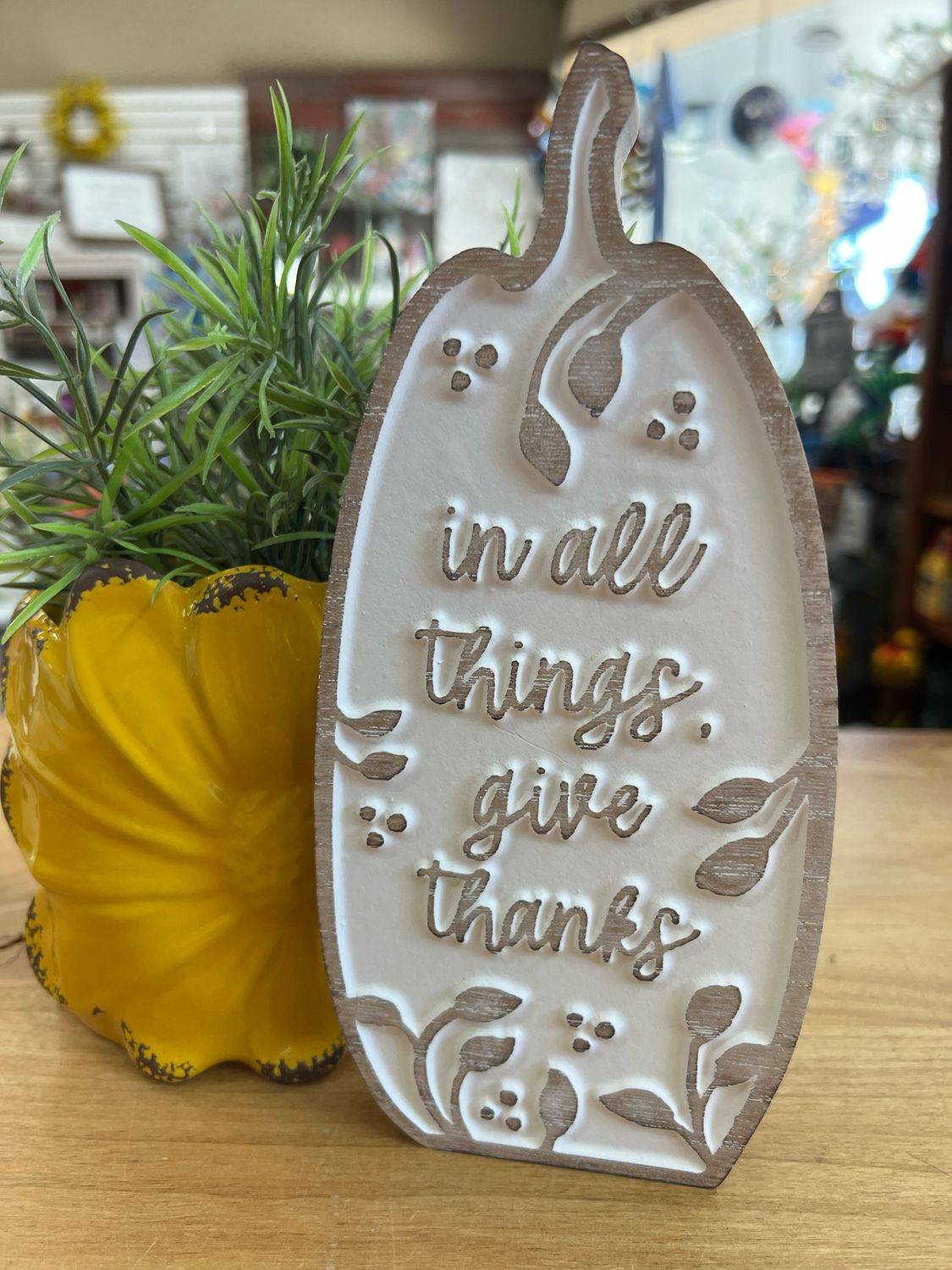 Thanks Patterned Carved Pumpkin Thanks Patterned Carved Pumpkin