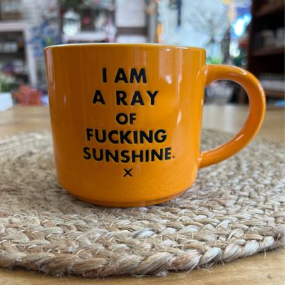 I&#39;m a Ray of F*** Sunshine Embossed Mug