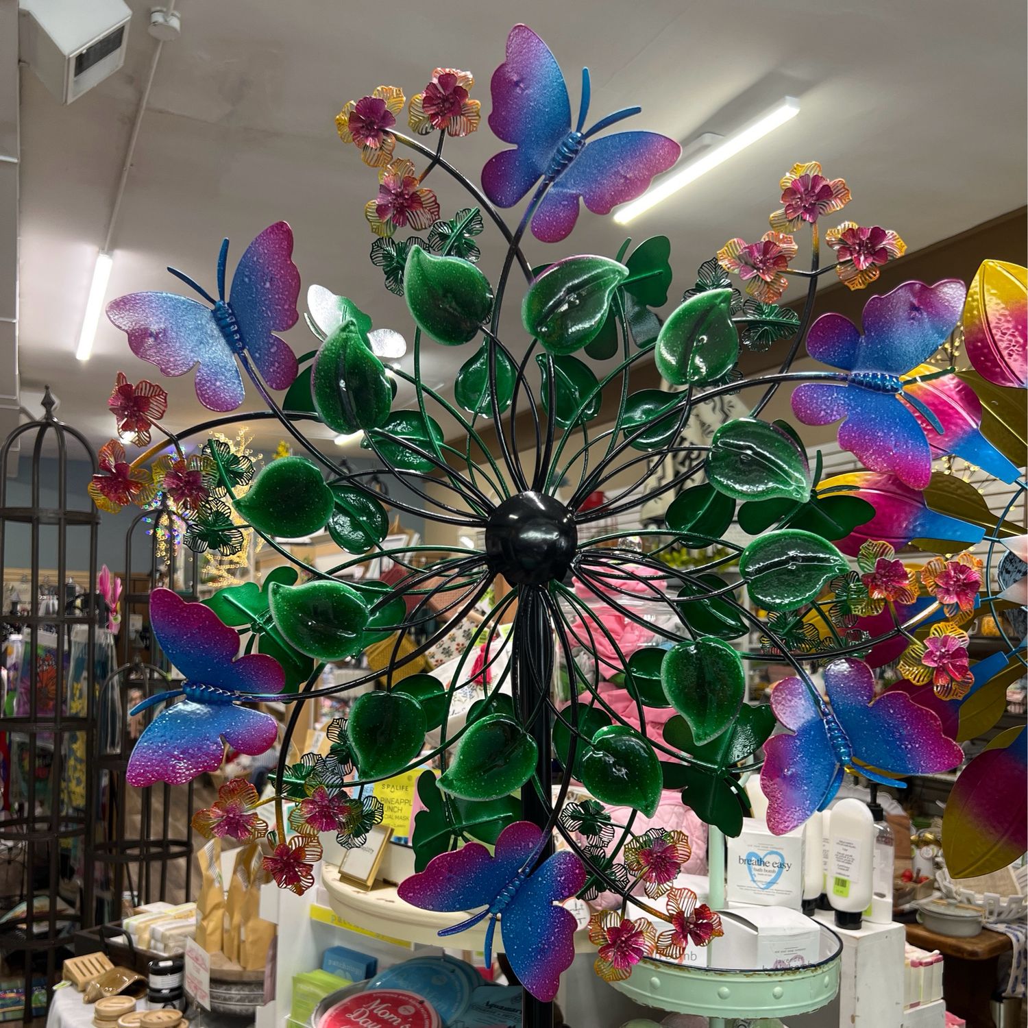 75&quot; Botanical Butterflies Spinner