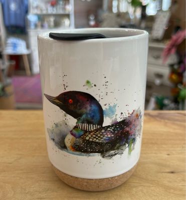 Cork Loon Mug