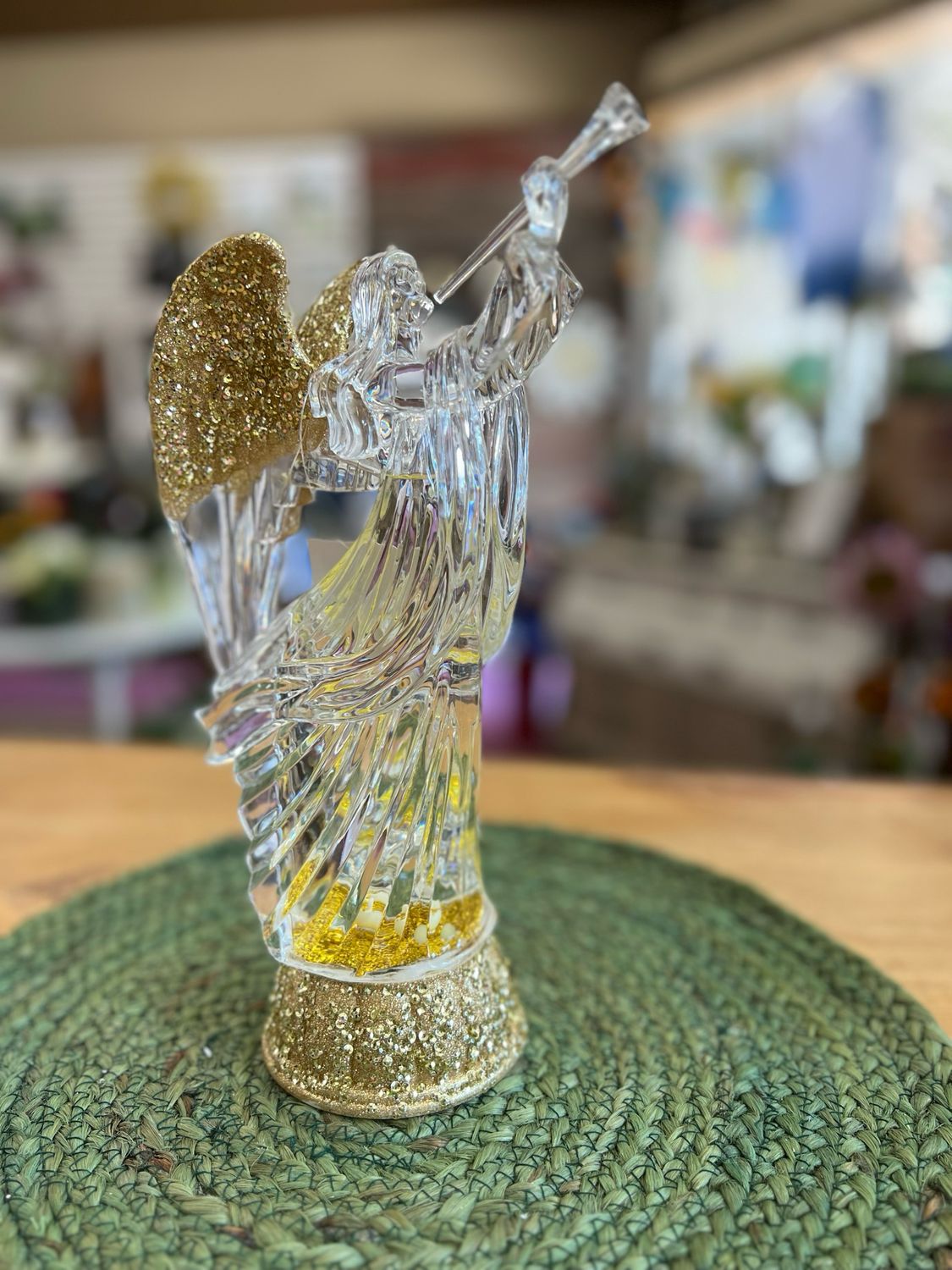 Bright Gold Trumpeting Angel