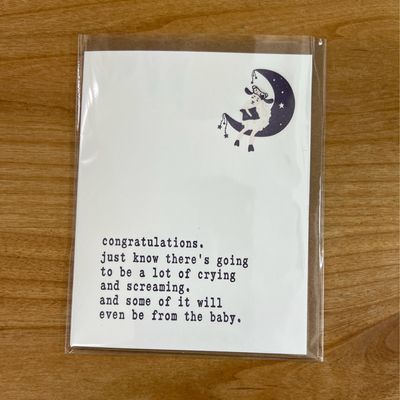 Crying Parent to Be Card Crying Parent to Be Card