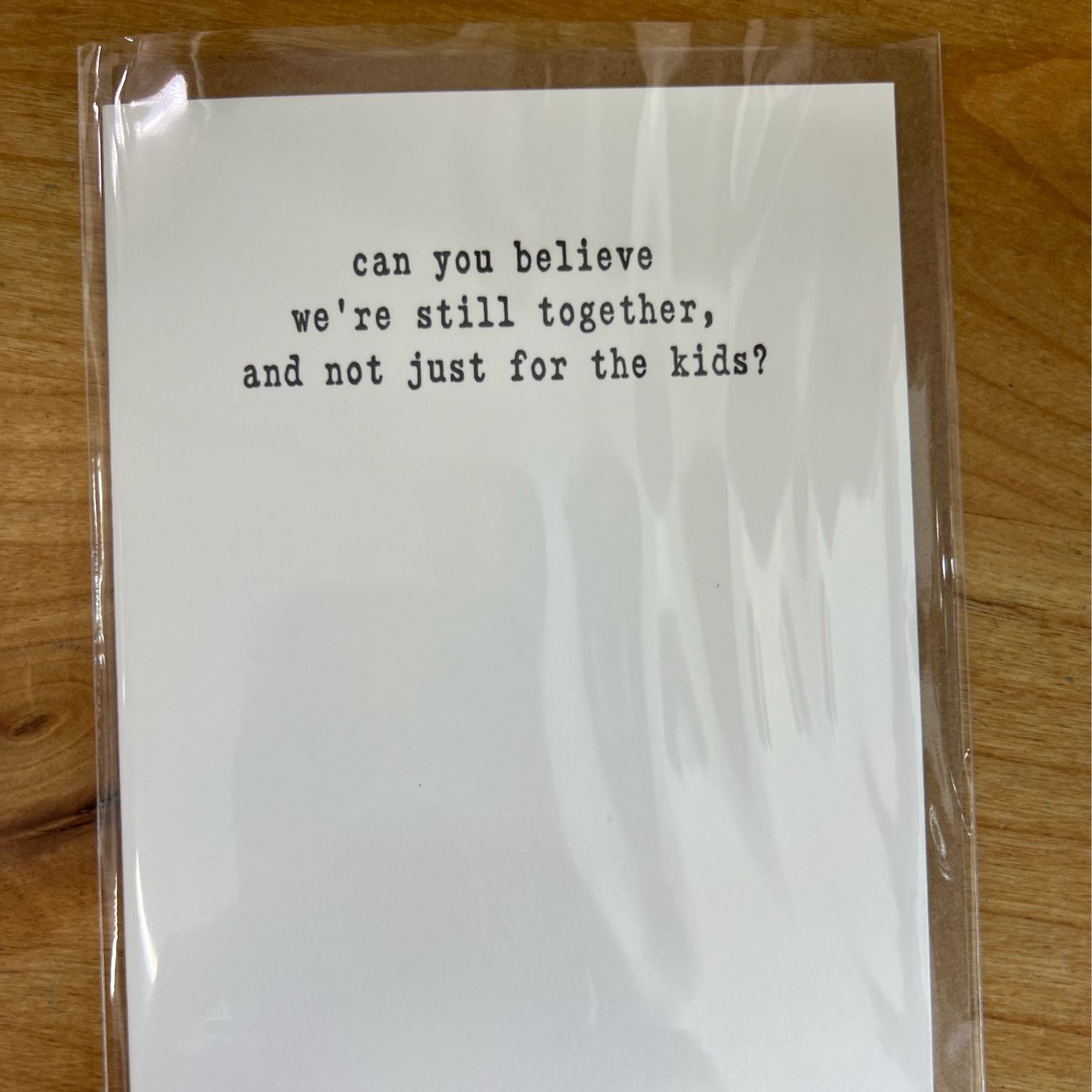 Still Together Anniversary Card