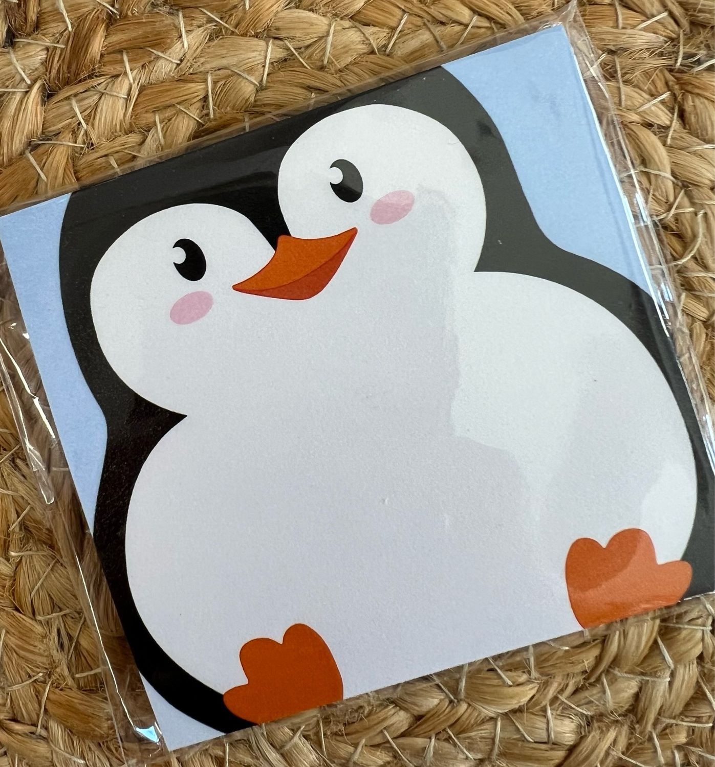 Cute Penguin Post-It* Sticky Notes