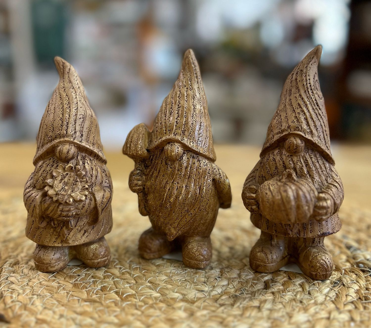 Wood Finish Resin Gnomes Wood Finish Resin Gnomes