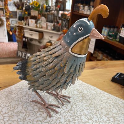 Autumn Quail Garden Statuary