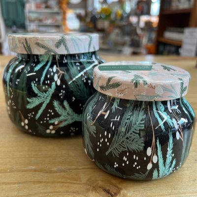 Crystal Pine Etched Candles Crystal Pine Etched Candles