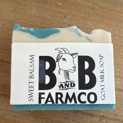B&amp;B Farm Co Sweet Balsam Goat Milk Soap