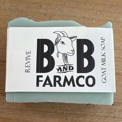 B&amp;B Farm Co Revive Goat Milk Soap