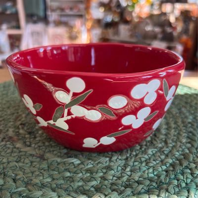 Christmas Sprig Snack Bowl