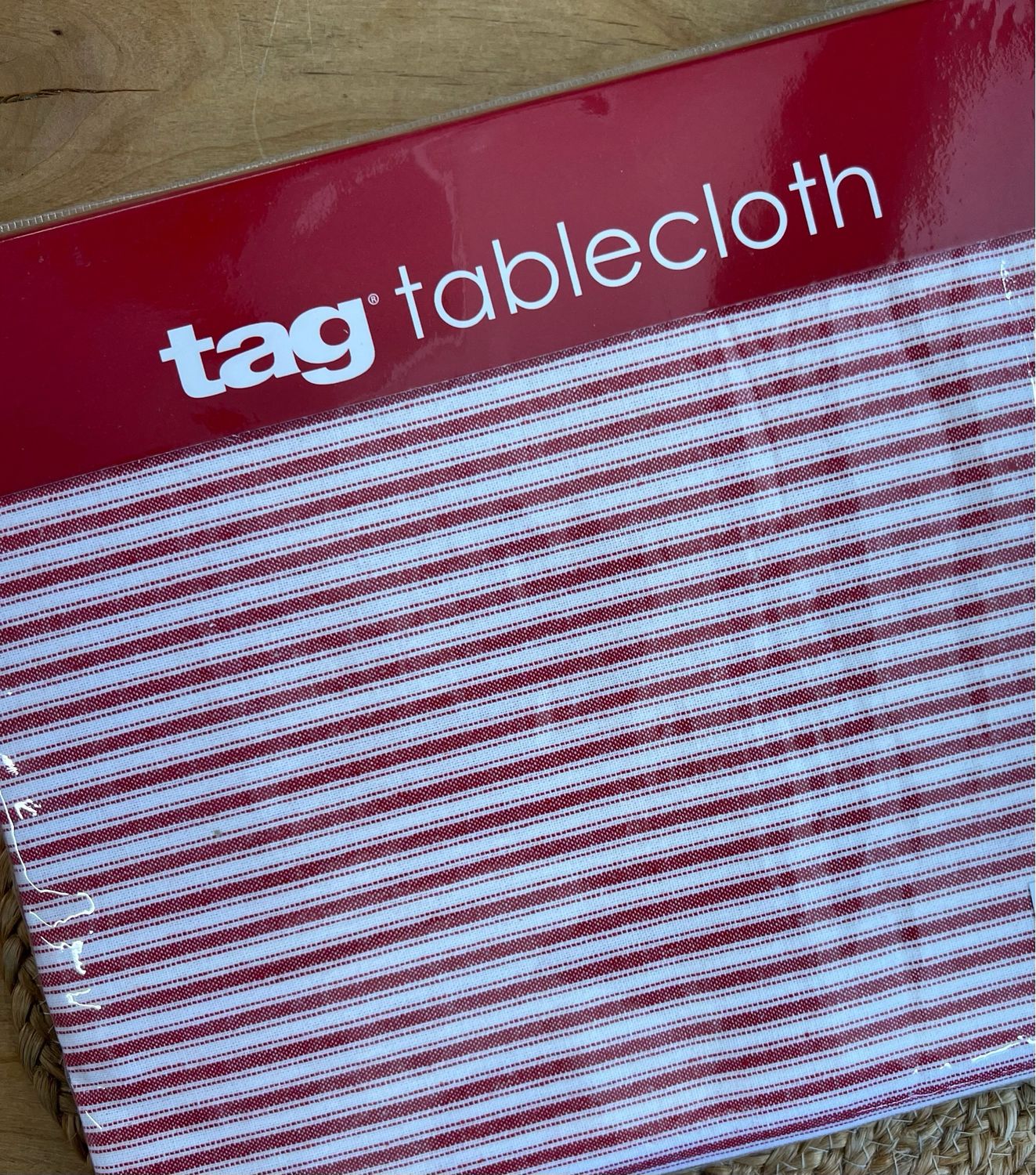 Ticking Stripe Tablecloth