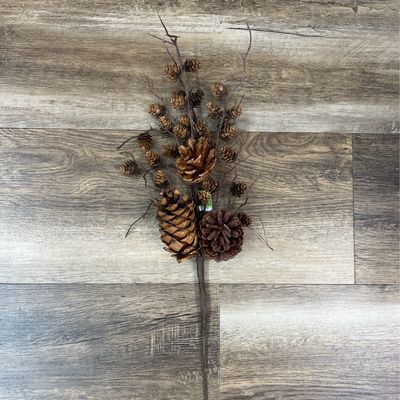 22" Pinecone & Twig Stem 22" Pinecone & Twig Stem